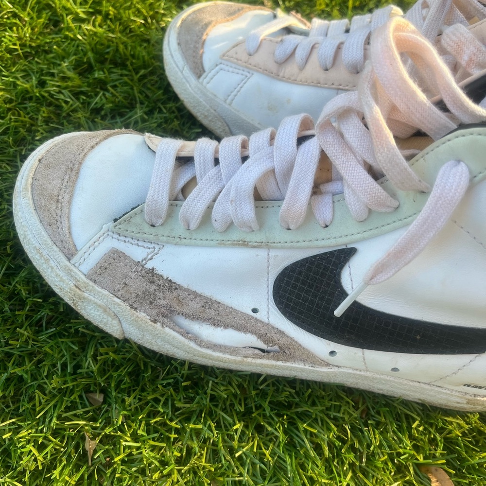 Well worn Nike high tops